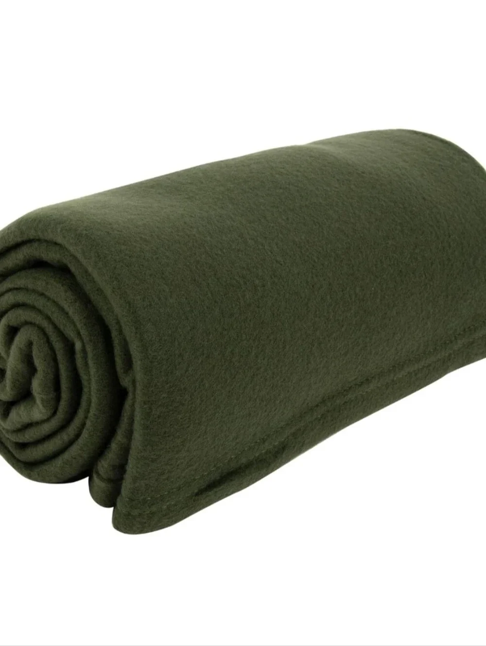 NWT Trail Maker Dark Green Fleece 50x60 Throw Blanket
